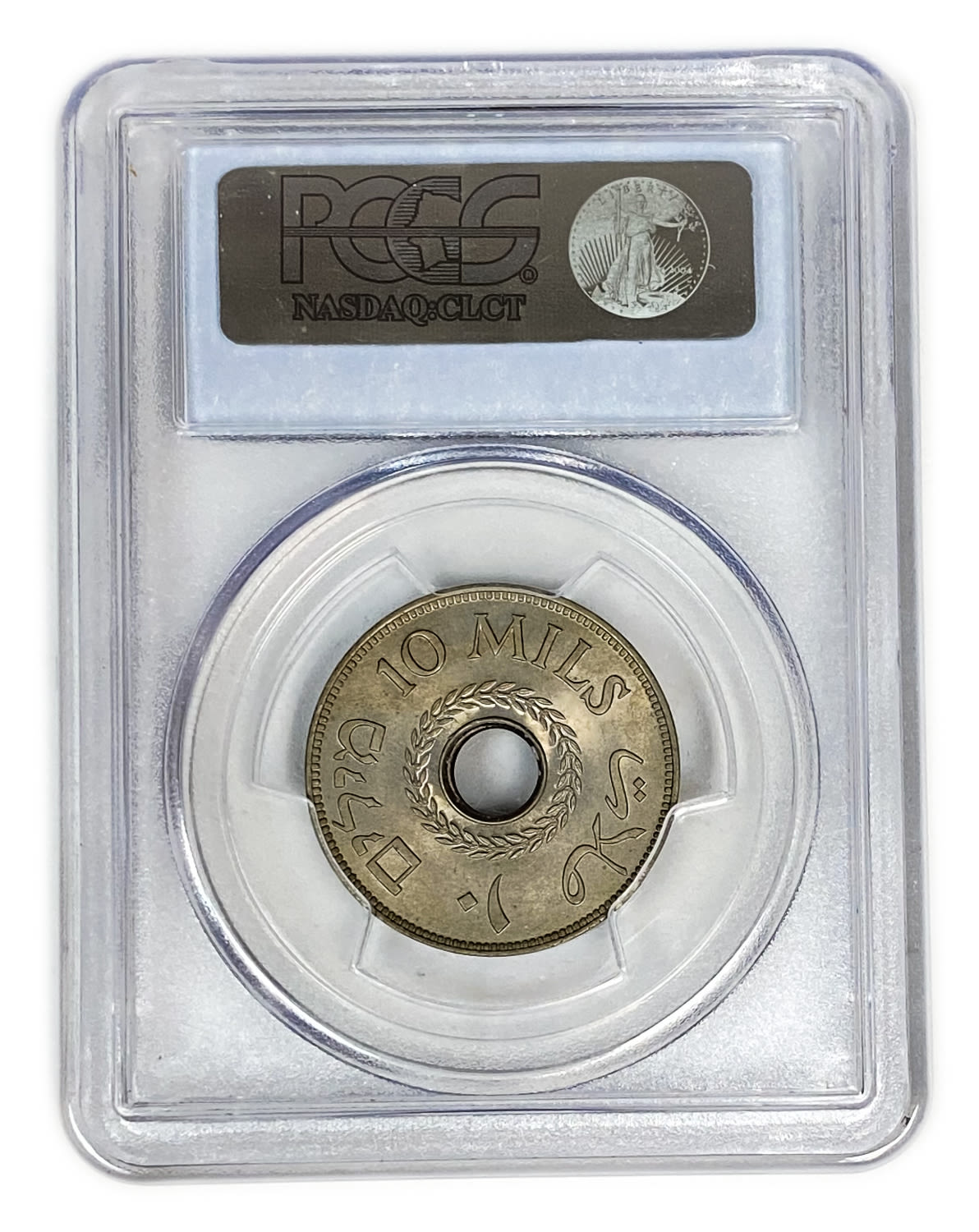 Palestine - 10 Mils 1941 - PCGS 65 - UNC
Rare year and hard to achive at this high level. ... - 1 3