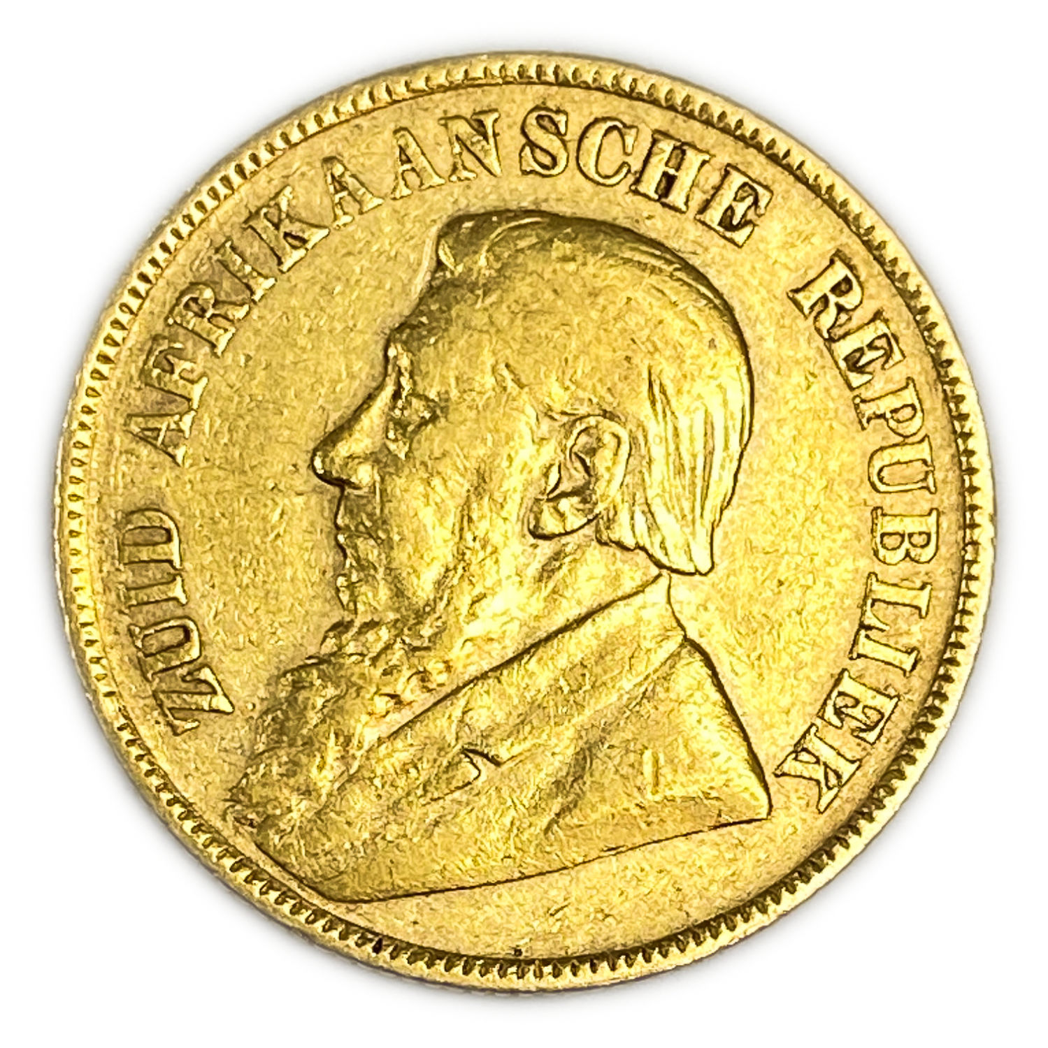 South Africa - 1 Pond 1898 - Zuid Afrikaansche Republiek, Kruger Pond - Gold 917, 7.92g, 22mm
... - 1 1