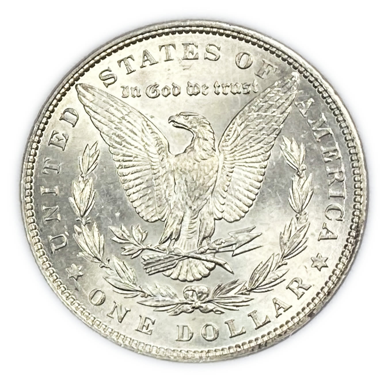 USA - Lot of 3 coins, 1 Morgan Dollar 1887 - UNC - The source of the color of the ocins is unknowned - Silver ... - 1 4