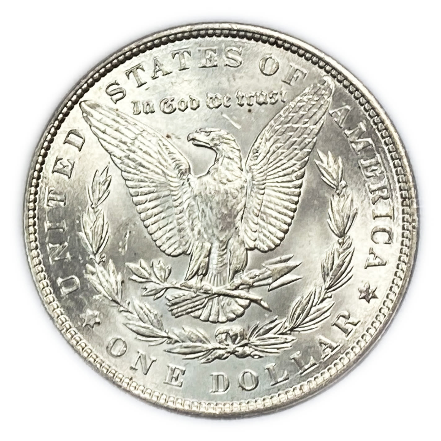 USA - Lot of 3 coins, 1 Morgan Dollar 1887 - UNC - The source of the color of the ocins is unknowned - Silver ... - 1 6