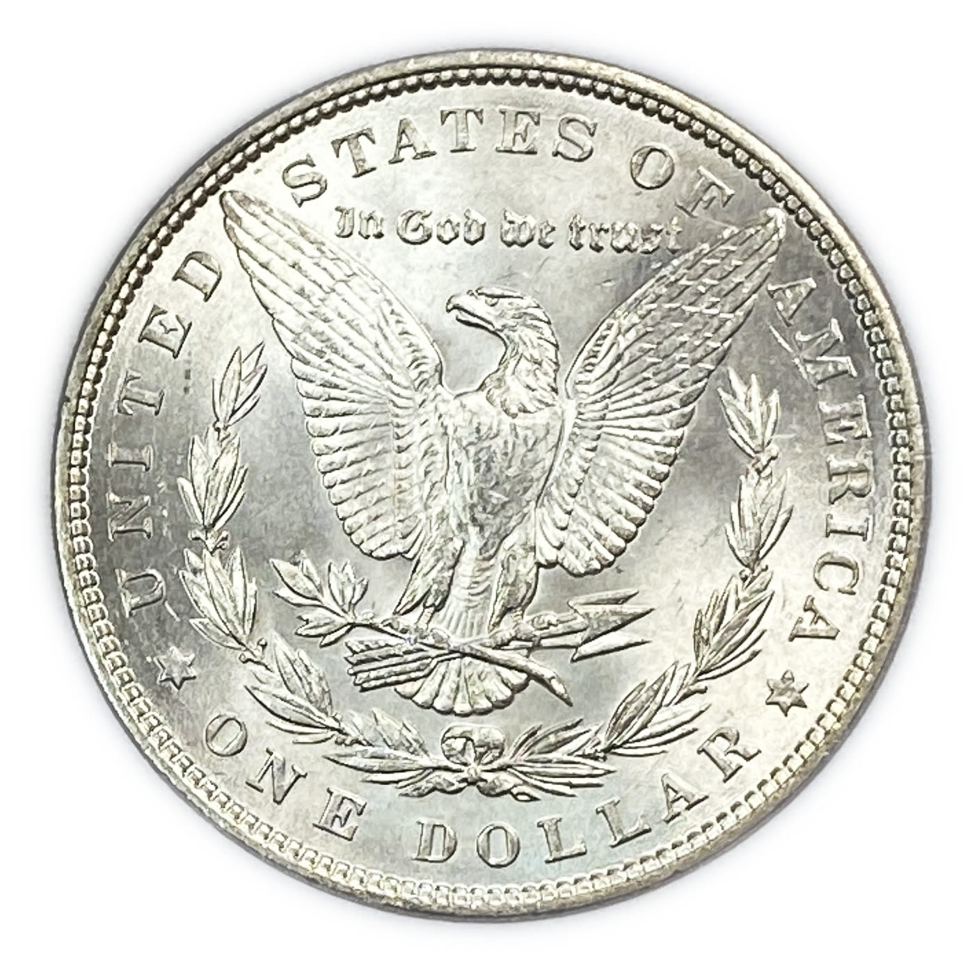 USA - Lot of 3 coins, 1 Morgan Dollar 1887 - UNC - The source of the color of the ocins is unknowned - Silver ... - 1 2