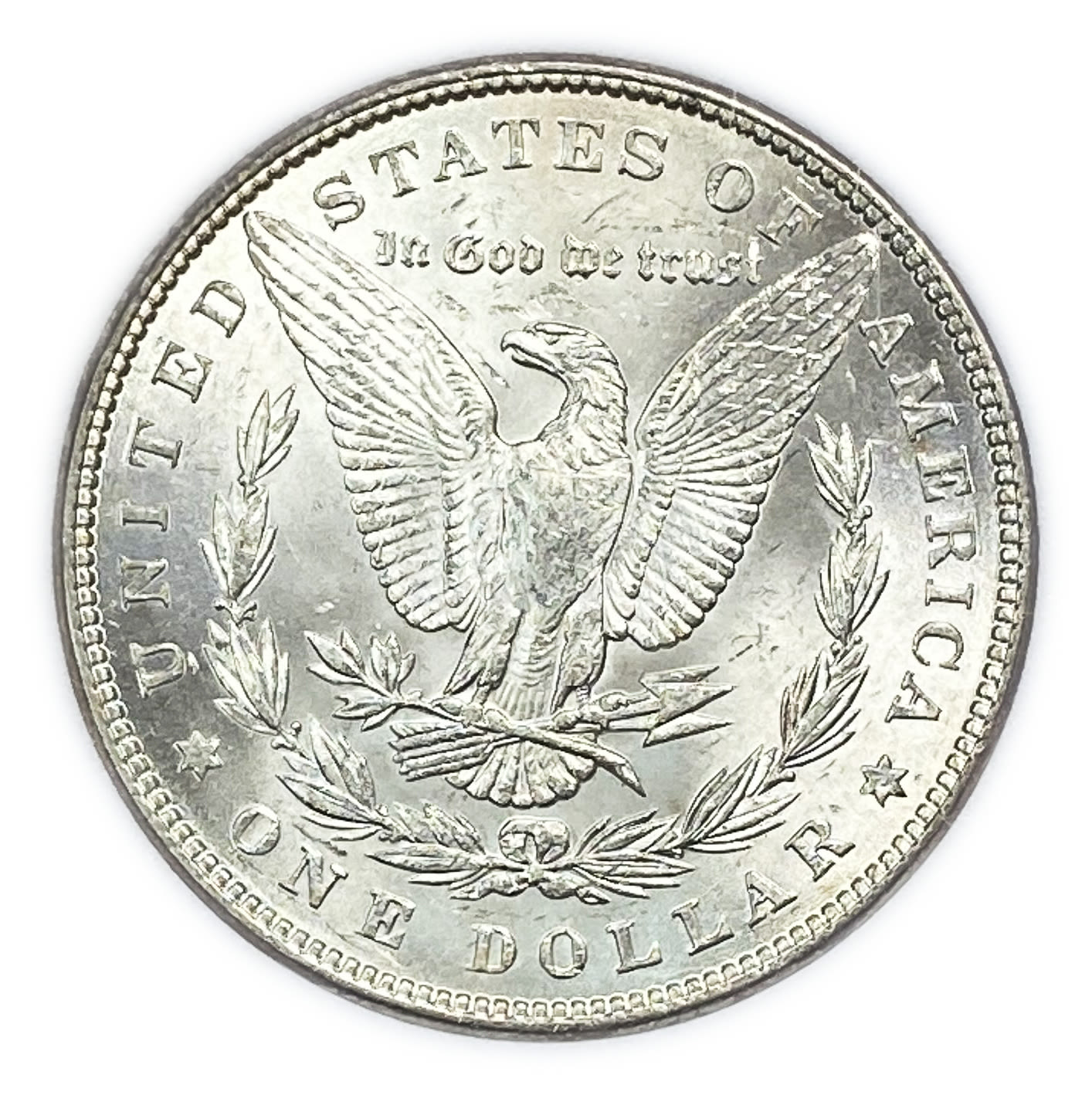 USA - Lot of 2 coins 1 Morgan Dollar 1887 - UNC - The source of the color of the ocins is unknowned - Silver ... - 1 2