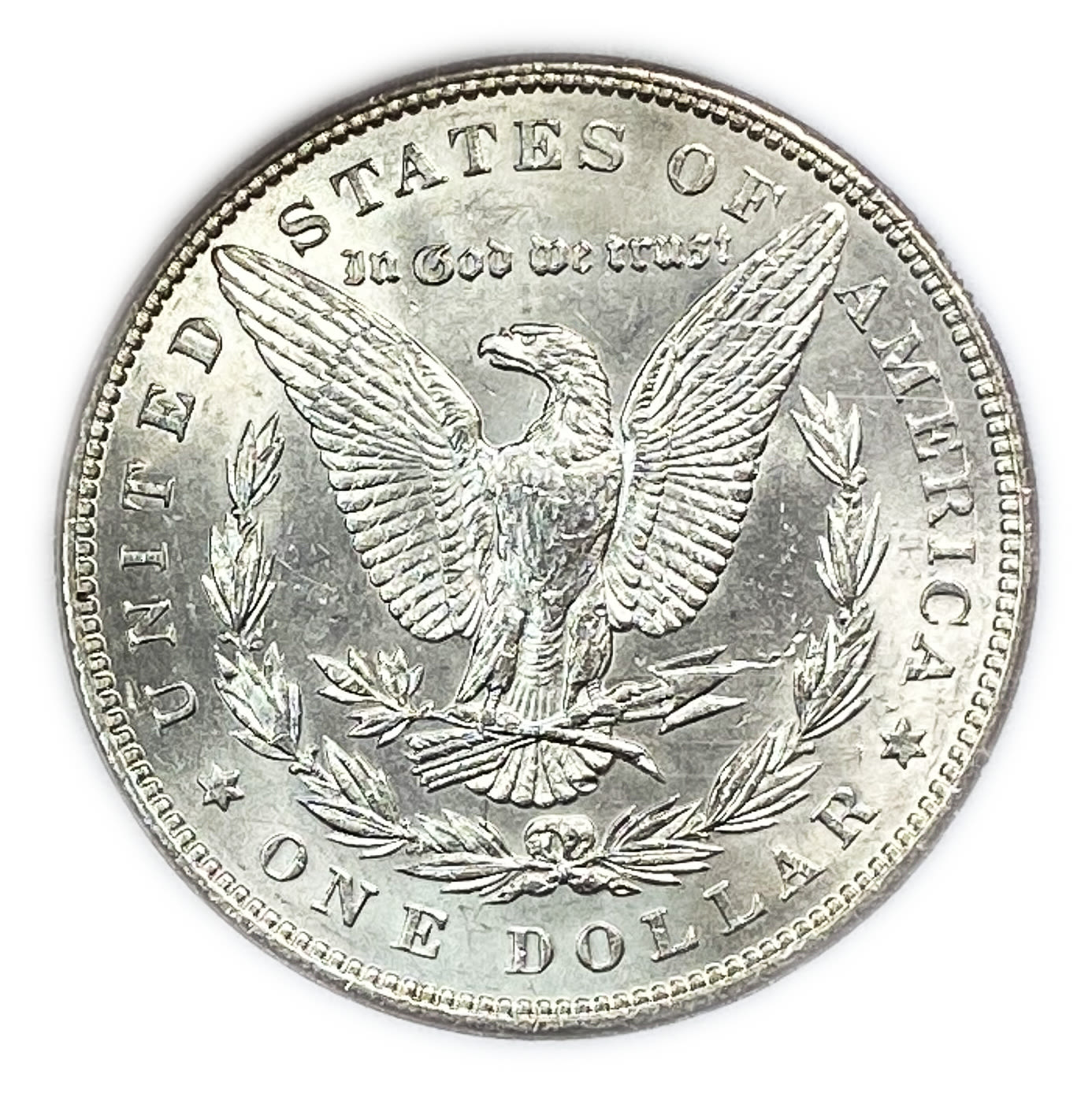 USA - Lot of 2 coins 1 Morgan Dollar 1887 - UNC - The source of the color of the ocins is unknowned - Silver ... - 1 4
