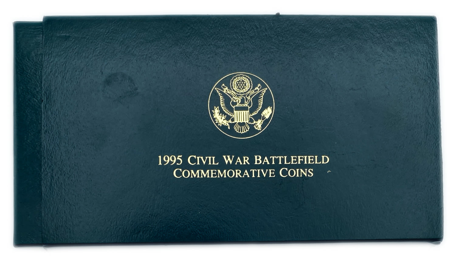 USA - 3 coins set - Civil war battlefield commemorative coins 1995 - 5 Dollars, Gold 900, 8.539g. 1 Dollar, silver ... - 1 3