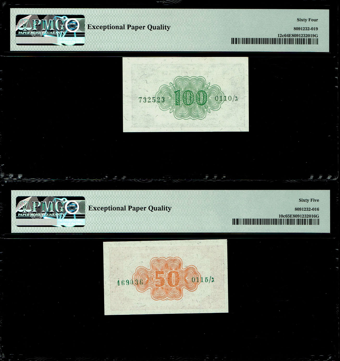 Israel - 50, 100 Pruta 1952 - Eshkol - Ne'eman - PMG 64, 65 EPQ
In 1952 it was decided to issue, in ... - 1 2