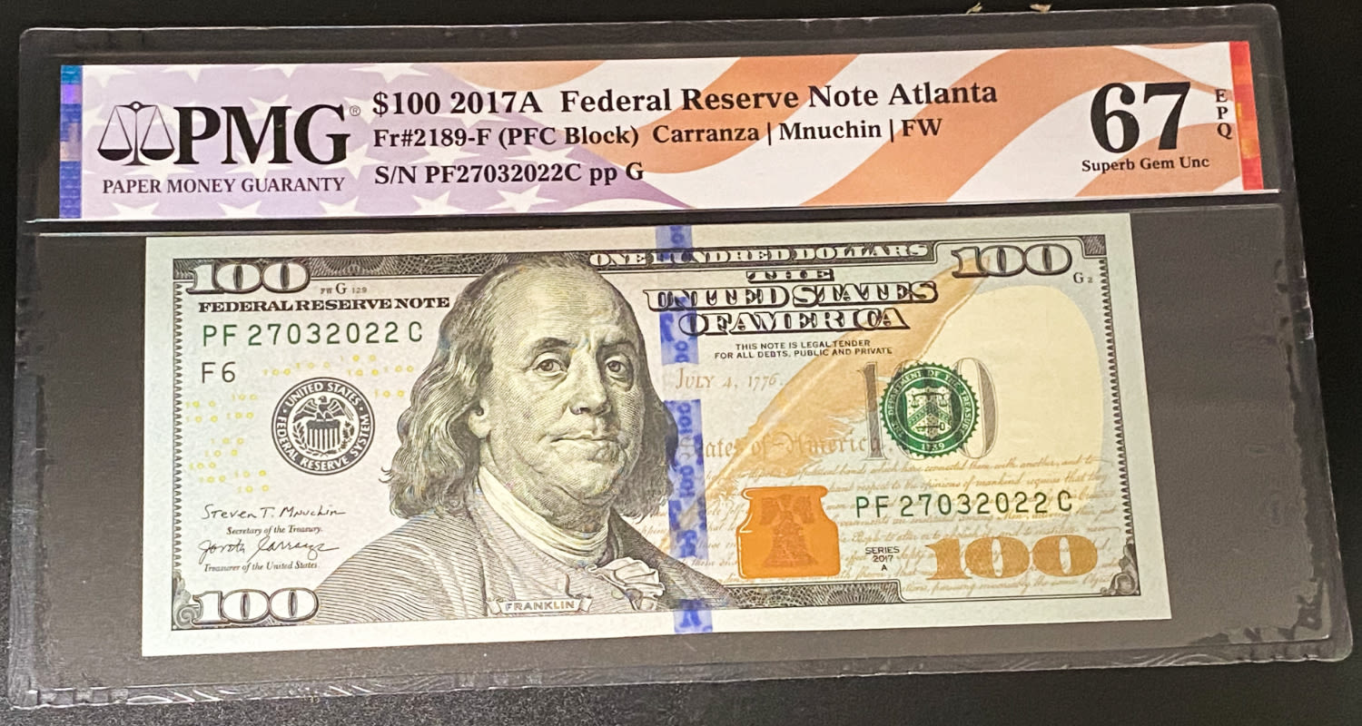 USA - 100 Dollars 2017 - PMG 67 EPQ
The dollar (or US dollar, also known as the US dollar or US ... - 1 0