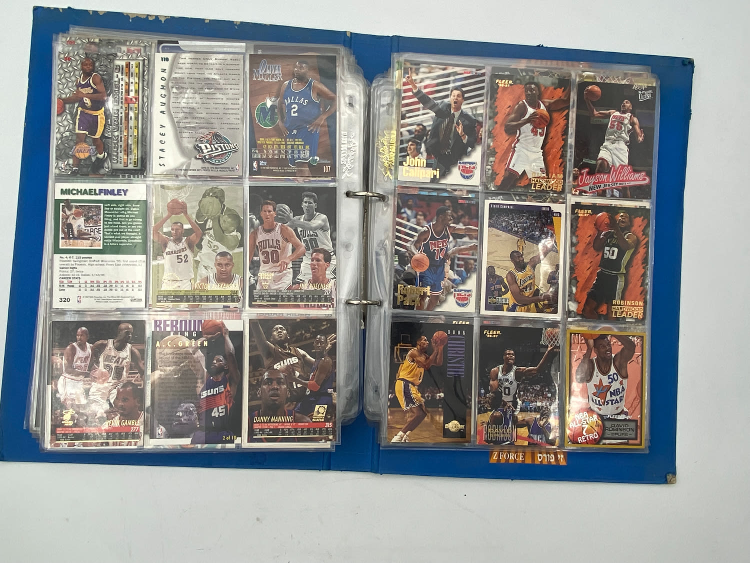 קלפי איסוף - לוט ענק של קלפי NBA, יותר מ- 800 קלפים, נתונים בקלסר ובדפים אשר שומרים מצב הקלפים - הזדמנות! התקבל ... - 1 9
