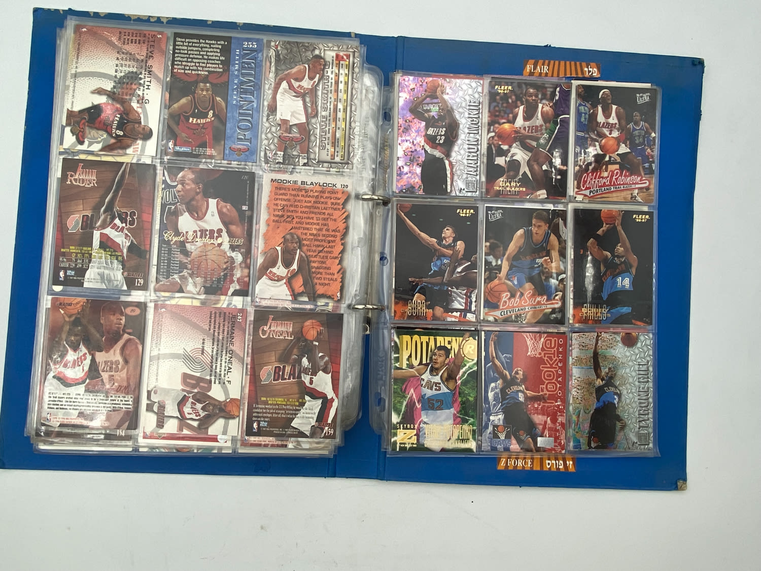 קלפי איסוף - לוט ענק של קלפי NBA, יותר מ- 800 קלפים, נתונים בקלסר ובדפים אשר שומרים מצב הקלפים - הזדמנות! התקבל ... - 1 3