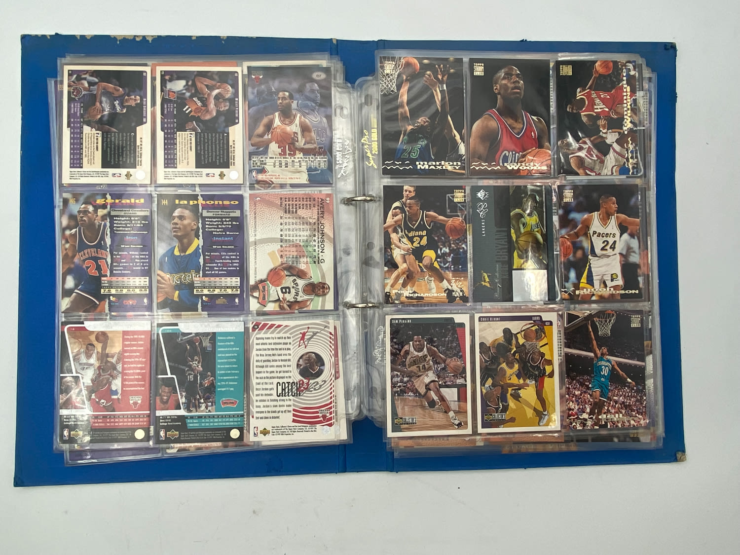 קלפי איסוף - לוט ענק של קלפי NBA, יותר מ- 800 קלפים, נתונים בקלסר ובדפים אשר שומרים מצב הקלפים - הזדמנות! התקבל ... - 1 24