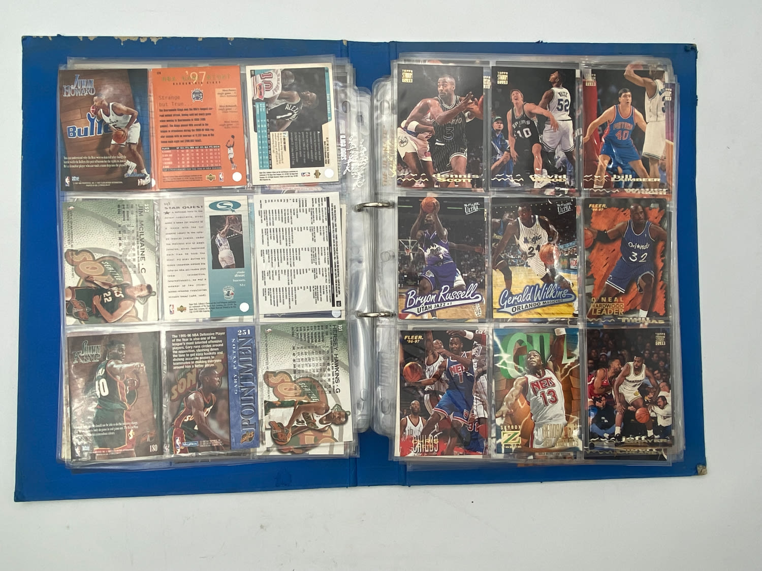 קלפי איסוף - לוט ענק של קלפי NBA, יותר מ- 800 קלפים, נתונים בקלסר ובדפים אשר שומרים מצב הקלפים - הזדמנות! התקבל ... - 1 27