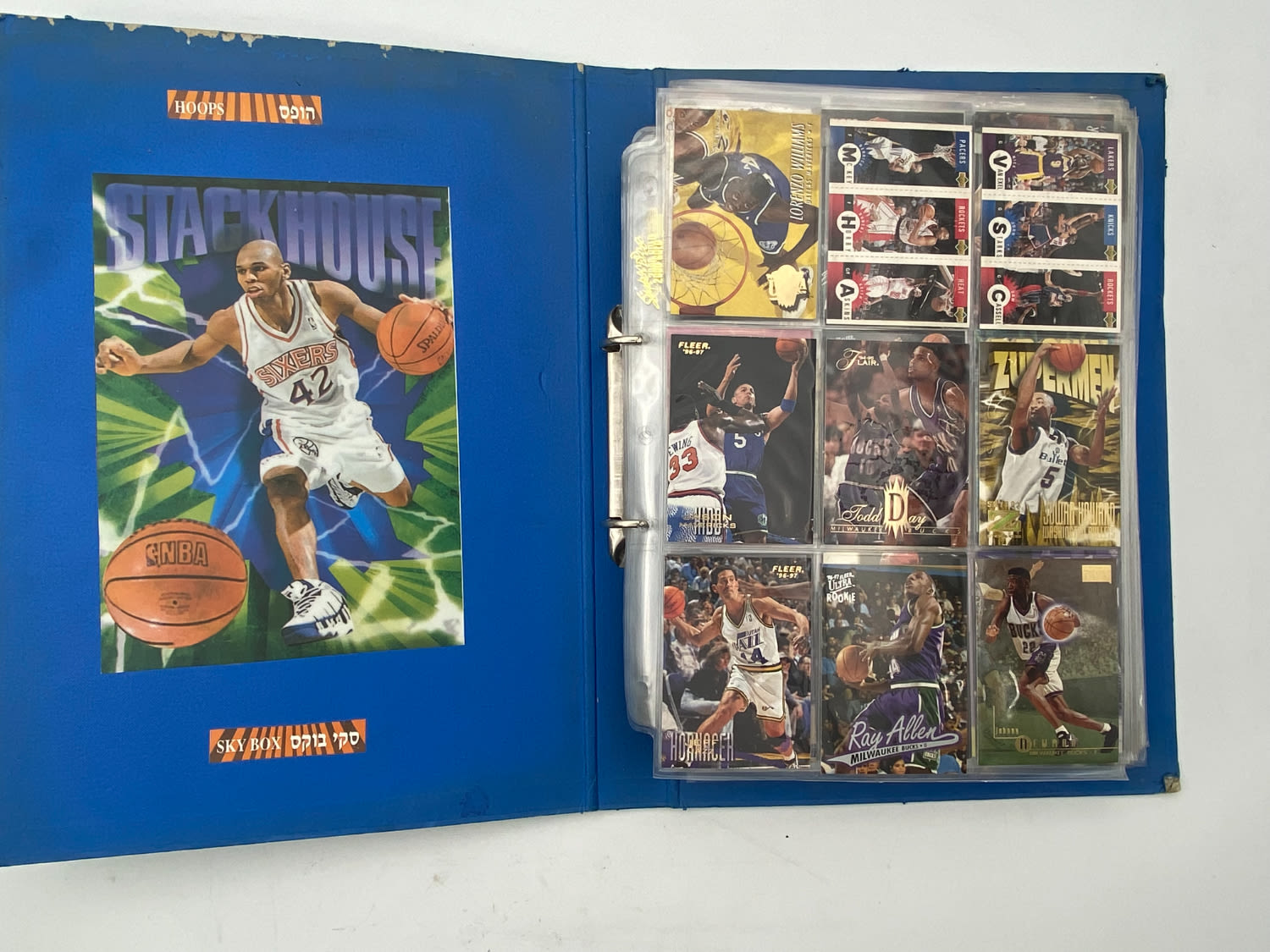 קלפי איסוף - לוט ענק של קלפי NBA, יותר מ- 800 קלפים, נתונים בקלסר ובדפים אשר שומרים מצב הקלפים - הזדמנות! התקבל ... - 1 36