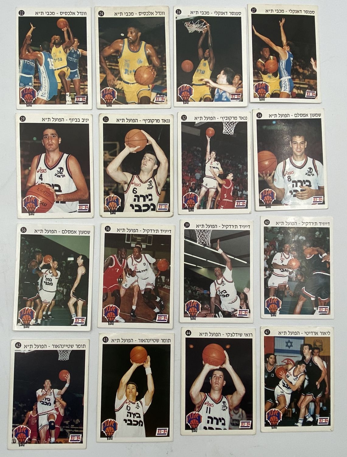 קלפי איסוף - לוט 16 קלפי איסוף של אלבום Dunk של כוכבי הכדורסל בישראל בשנים 1993-1994 - לוט 2
הוצאת ארגון ... - 1 0