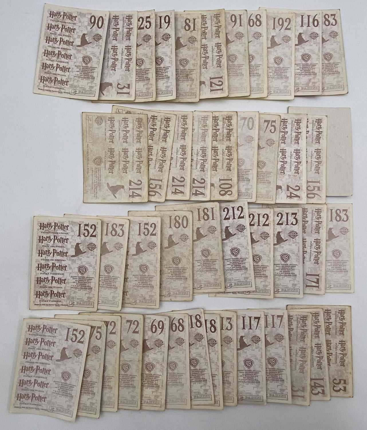מדבקות לאלבומים - מקבץ 60 מדבקות "הארי פוטר" - האלבום הראשון
הארי פוטר (באנגלית: Harry Potter) היא סדרת ... - 1 1