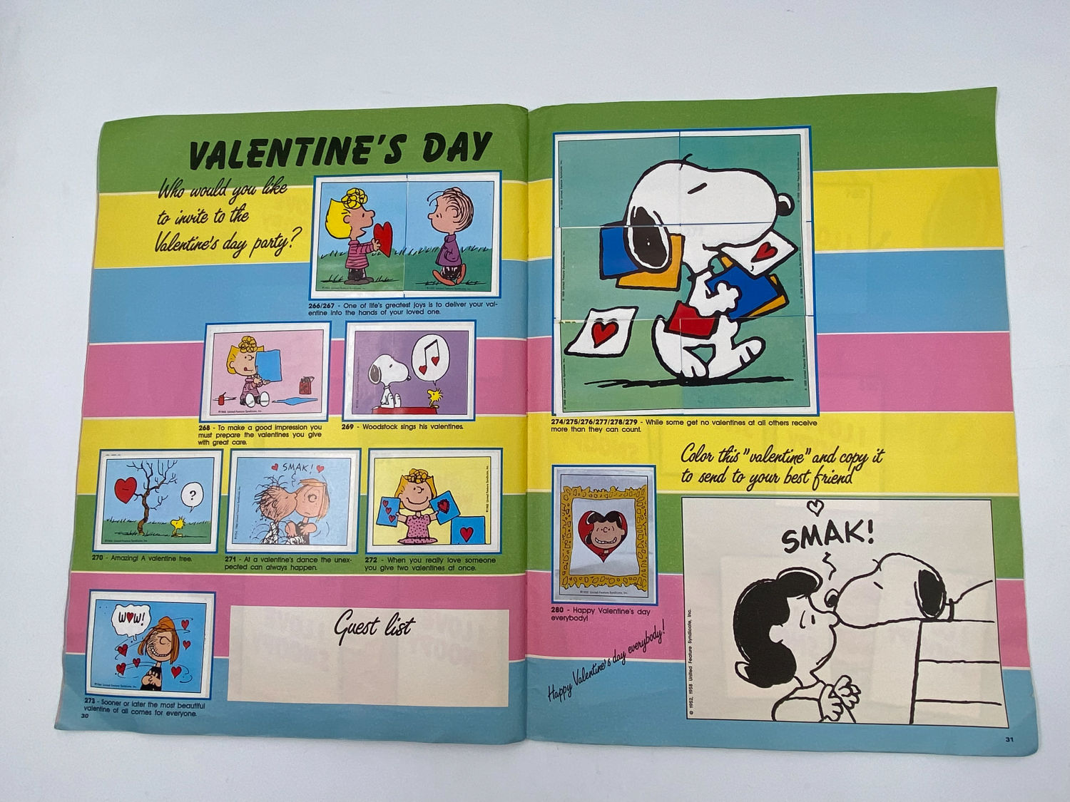 אלבומי מדבקות - אלבום מדבקות סנופי, "I love Snoopy", אנגלית - מלא - קשה להשגה
סנופי הוא שם כלב הביגל של ... - 1 8