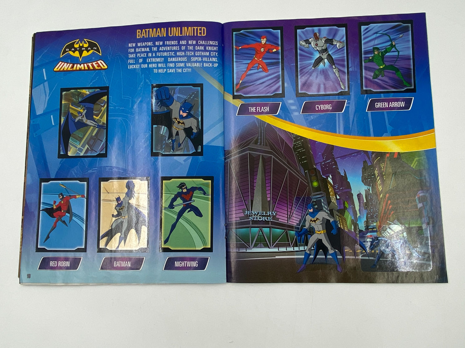 אלבומי מדבקות - אלבום מדבקות באטמן, "The world of Batman", אנגלית, מלא
באטמן (באנגלית: Batman, בעברית: ... - 1 4