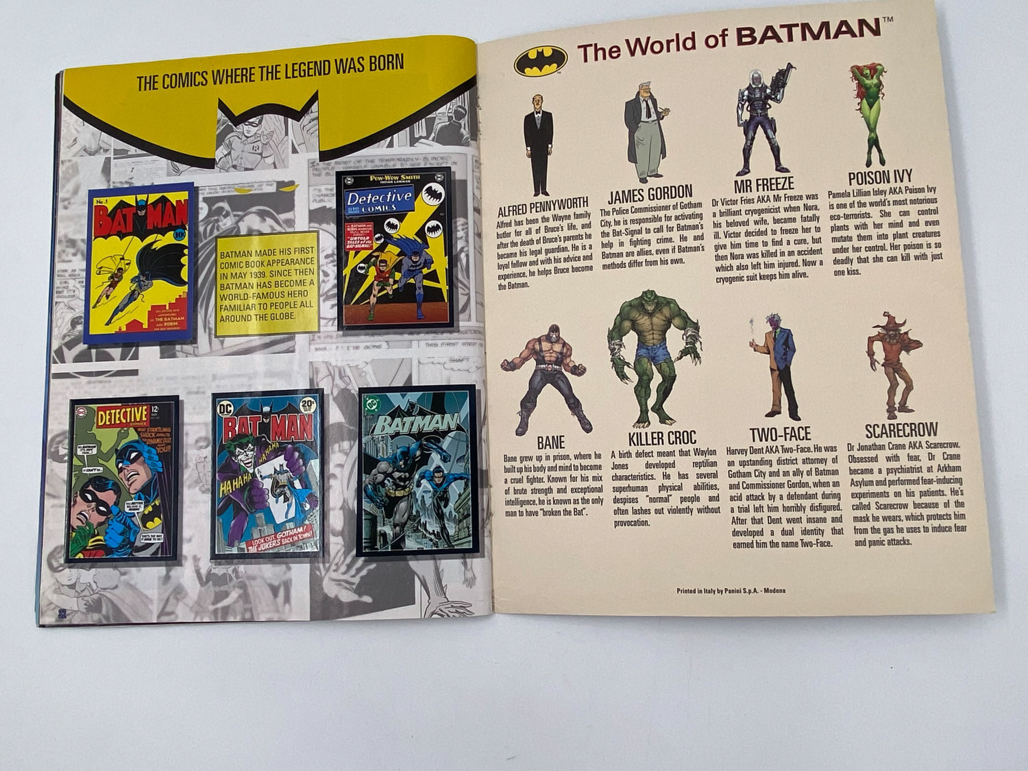 אלבומי מדבקות - אלבום מדבקות באטמן, "The world of Batman", אנגלית, מלא
באטמן (באנגלית: Batman, בעברית: ... - 1 12