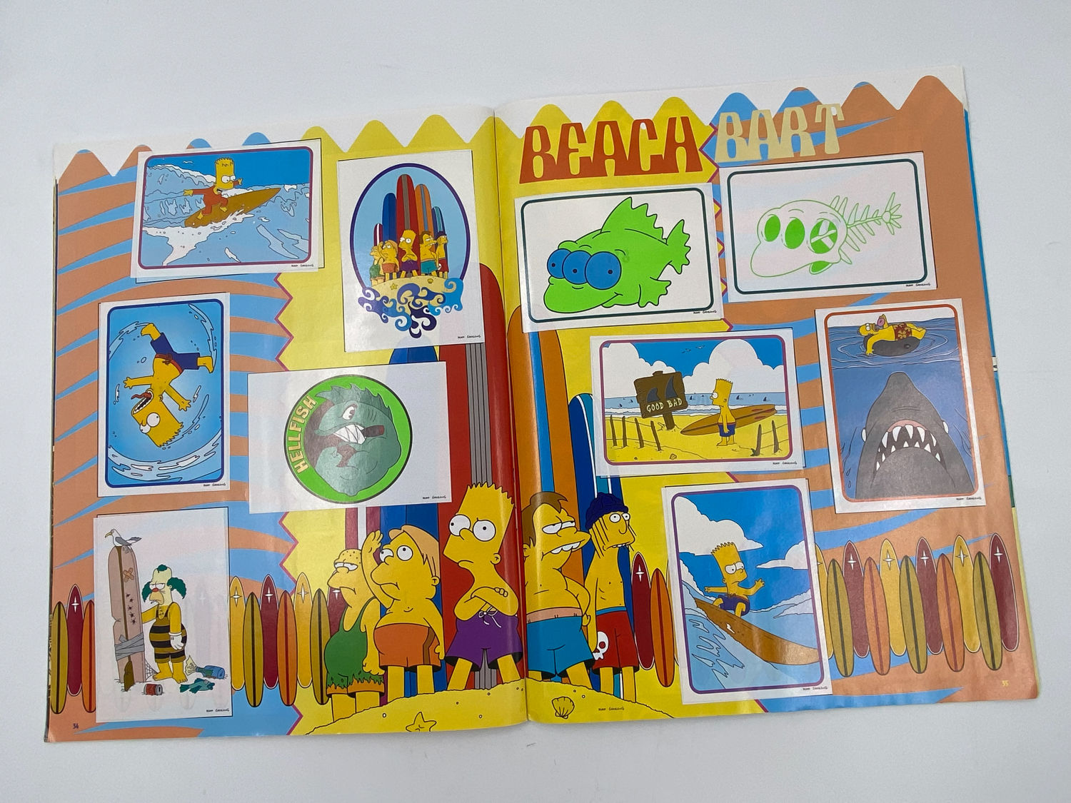 אלבומי מדבקות - הסימפסונים, "The Simpsons - The Springfield Collection", אנגלית - מלא
משפחת ... - 1 9
