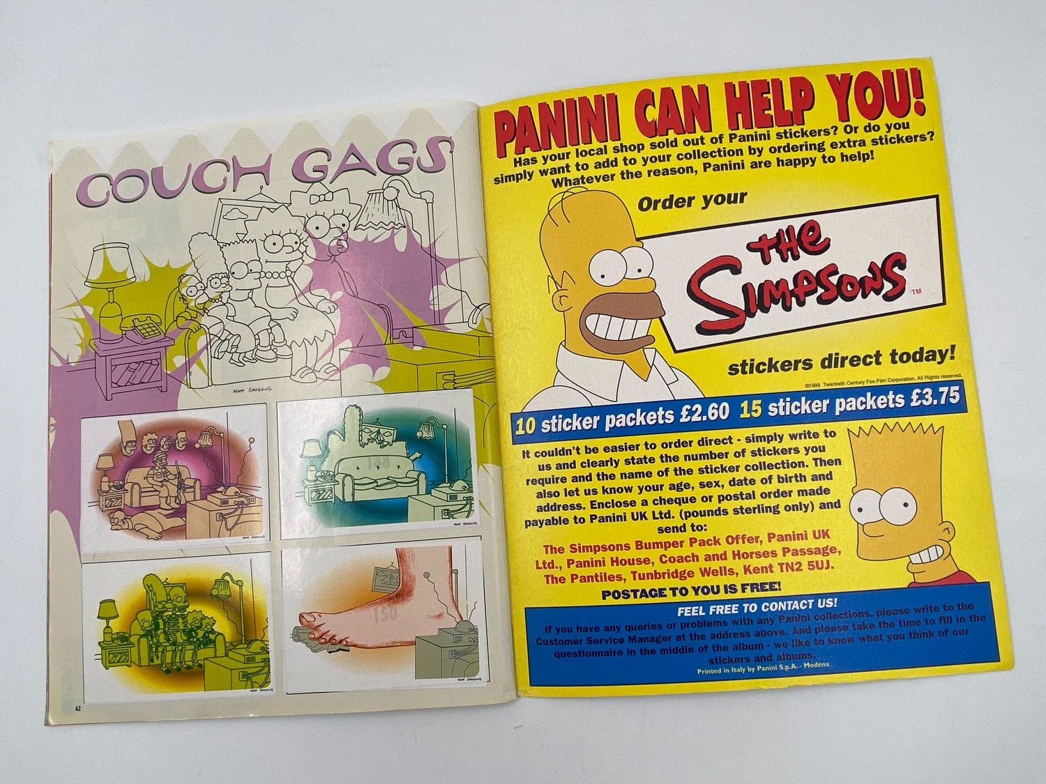 אלבומי מדבקות - הסימפסונים, "The Simpsons - The Springfield Collection", אנגלית - מלא
משפחת ... - 1 14
