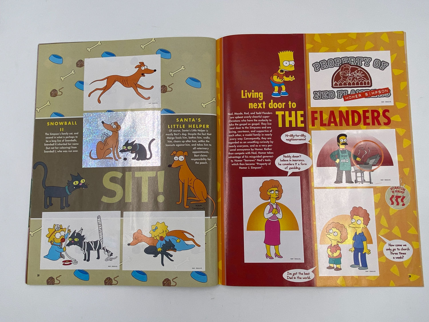אלבומי מדבקות - הסימפסונים, "2 The Simpsons - The Springfield Collection", אנגלית - מלא
משפחת סימפסון ... - 1 10