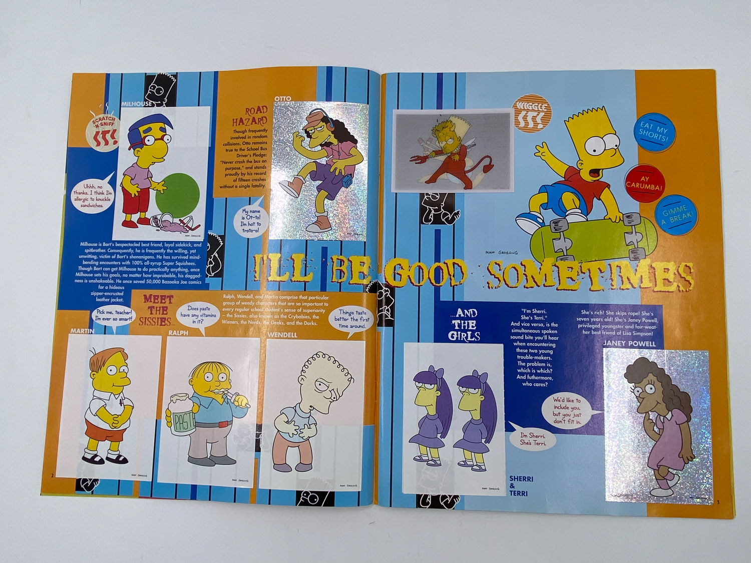 אלבומי מדבקות - הסימפסונים, "2 The Simpsons - The Springfield Collection", אנגלית - מלא
משפחת סימפסון ... - 1 18