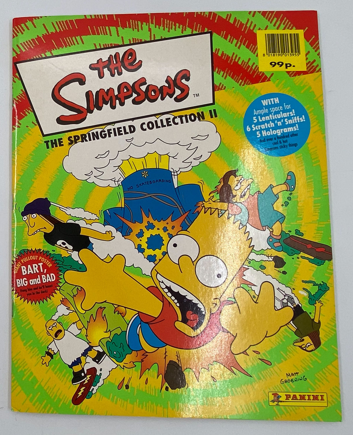 אלבומי מדבקות - הסימפסונים, "2 The Simpsons - The Springfield Collection", אנגלית - מלא
משפחת סימפסון ... - 1 0