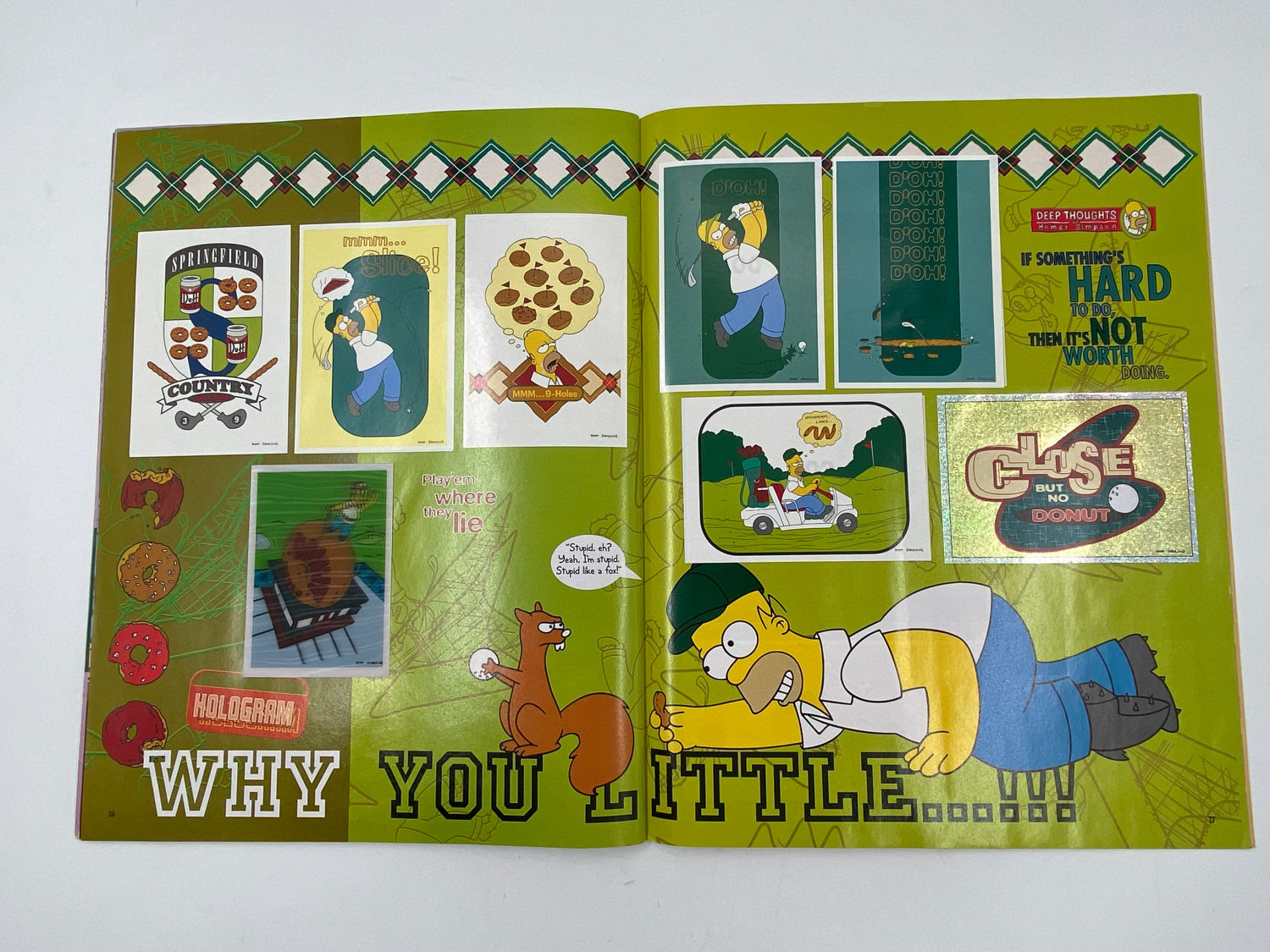 אלבומי מדבקות - הסימפסונים, "2 The Simpsons - The Springfield Collection", אנגלית - מלא
משפחת סימפסון ... - 1 9