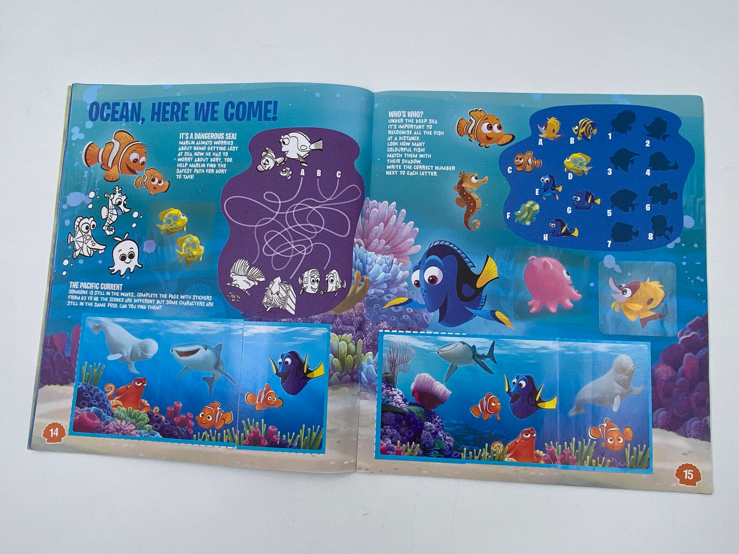 אלבומי מדבקות - אלבום מדבקות מוצאים את דורי, "Finding Dory", אנגלית - מלא
מוצאים את דורי (באנגלית: ... - 1 21