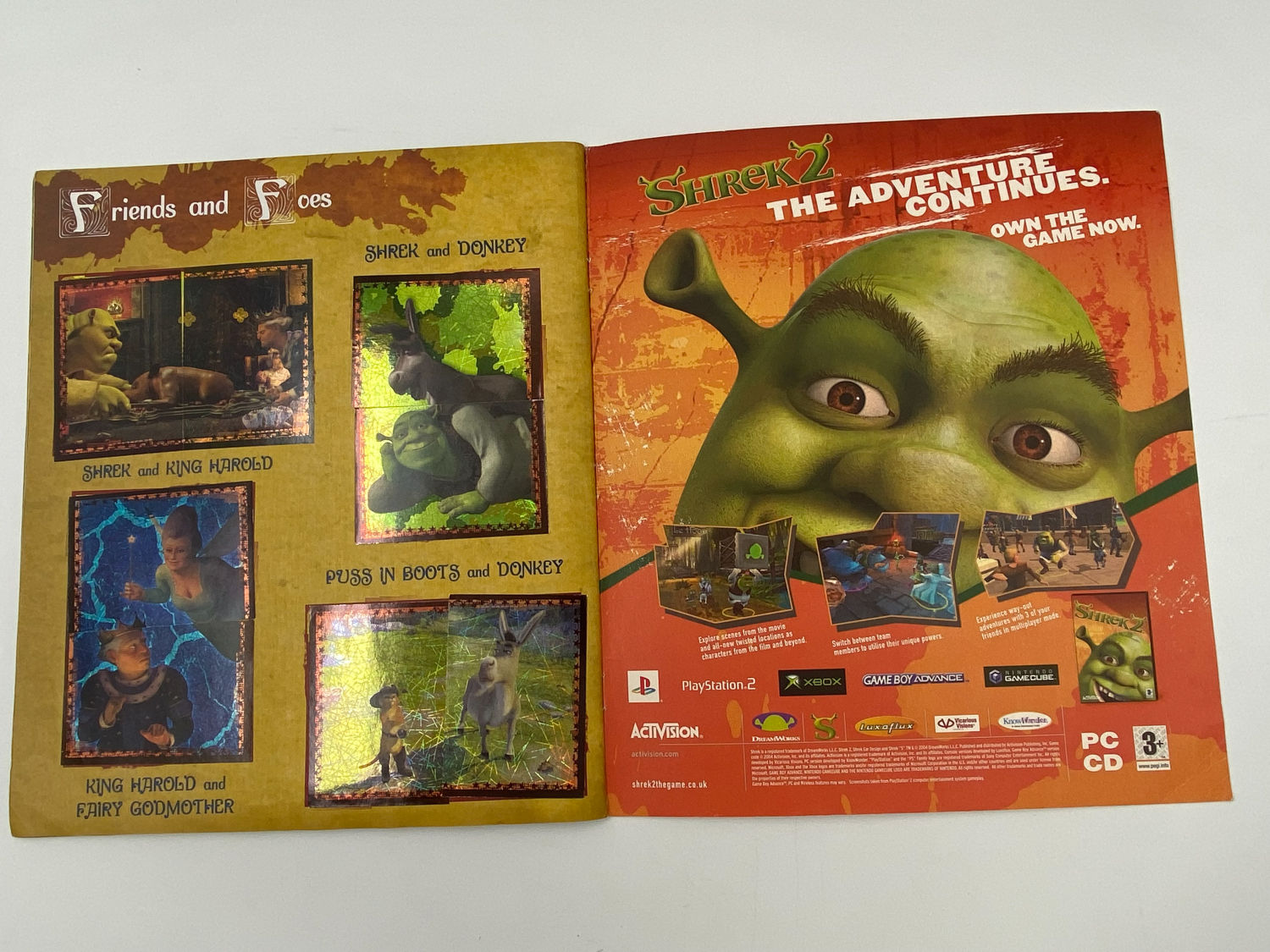 אלבומי מדבקות - אלבום מדבקות שרק 2, "Shrek 2", אנלגית - מלא
שרק 2 (באנגלית: Shrek 2) הוא סרט המשך לסרט ... - 1 14