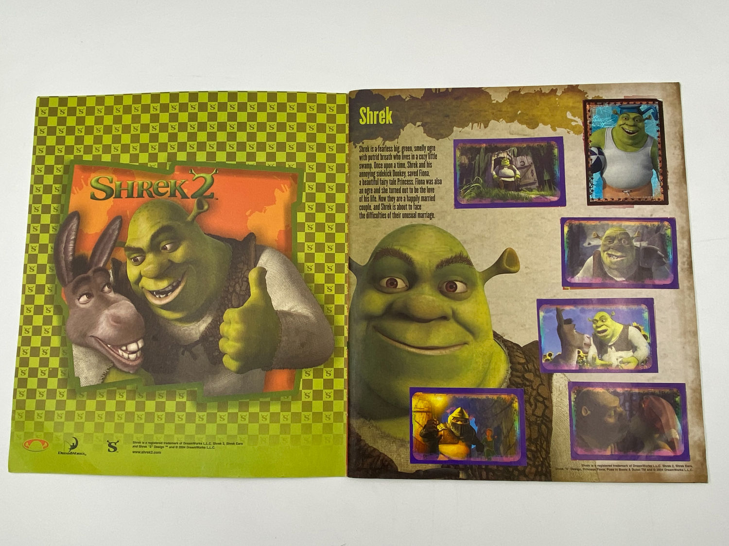 אלבומי מדבקות - אלבום מדבקות שרק 2, "Shrek 2", אנלגית - מלא
שרק 2 (באנגלית: Shrek 2) הוא סרט המשך לסרט ... - 1 12