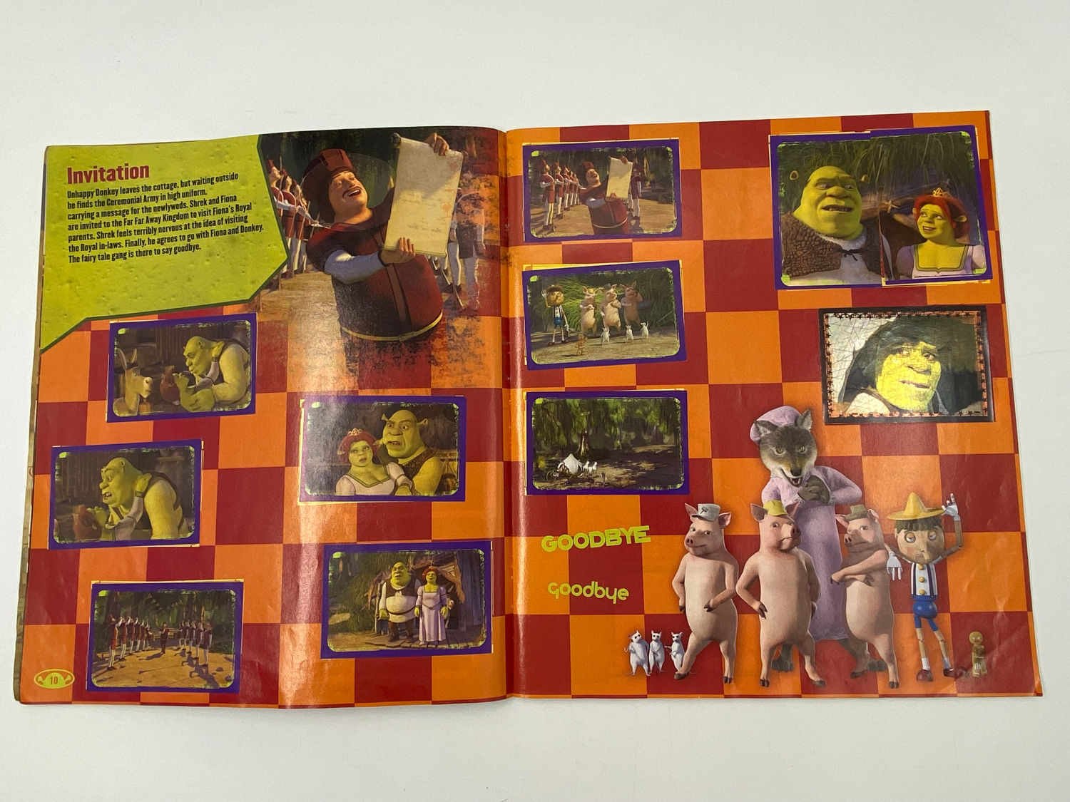 אלבומי מדבקות - אלבום מדבקות שרק 2, "Shrek 2", אנלגית - מלא
שרק 2 (באנגלית: Shrek 2) הוא סרט המשך לסרט ... - 1 18