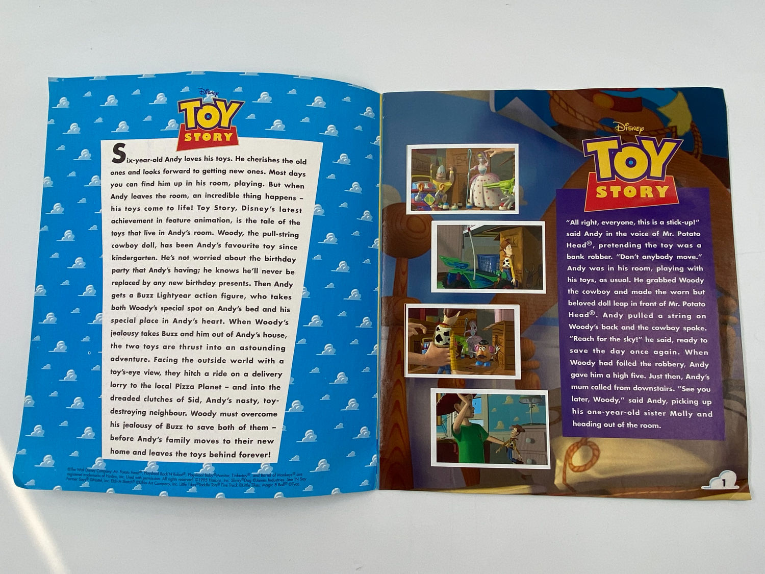 אלבומי מדבקות - אלבום מדבקות צעצוע של סיפור, "Toy Story", אנגלית - מלא
צעצוע של סיפור (באנגלית: Toy ... - 1 11