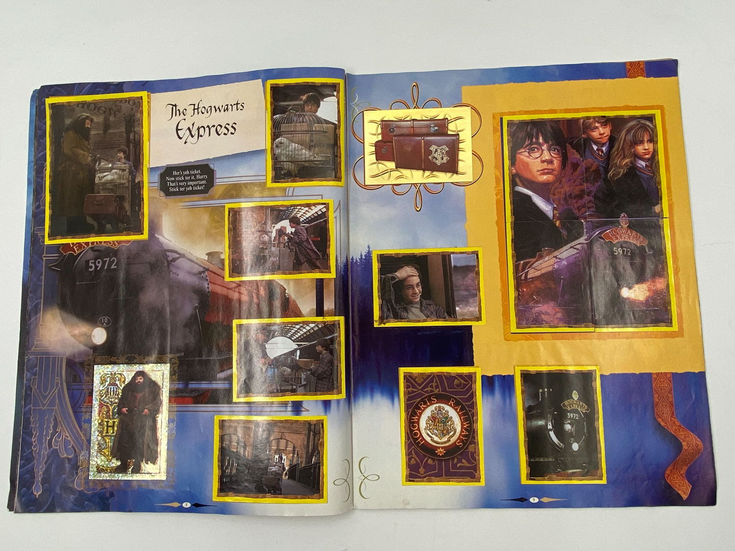 אלבומי מדבקות - אלבום מדבקות הארי פוטר ואבן החכמים, "Harry Potter and the Philosopher Stone", אנגלית - ... - 1 15