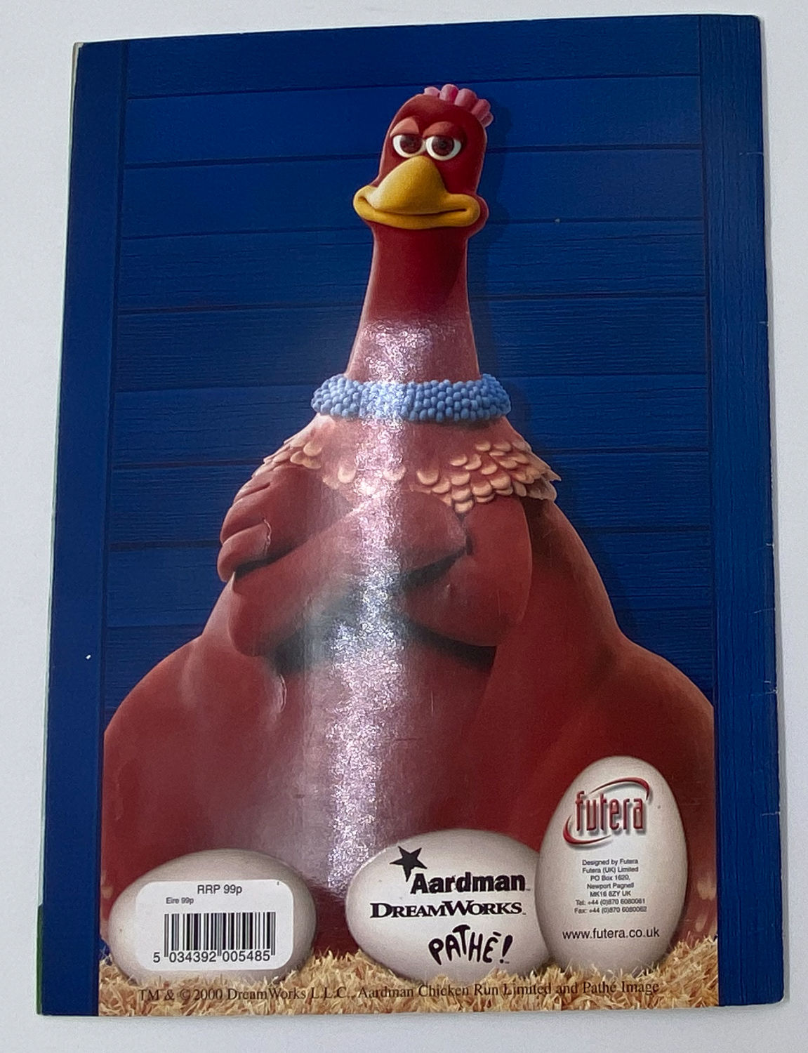 אלבומי מדבקות - אלבום מדבקות מרד התרנגולים, "Chicken Run", אנגלית - מלא
מרד התרנגולים (באנגלית: Chicken ... - 1 19