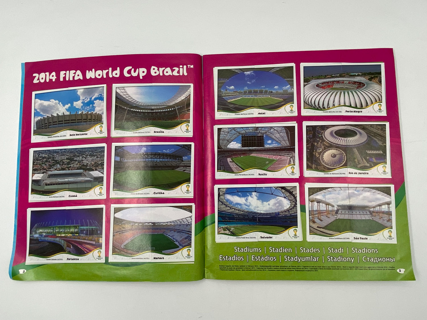 אלבומי מדבקות - אלבום מונדיאל ברזיל 2014, "FIFA WOURLD CUP BRAZIL", אנגלית - מלא
מונדיאל 2014 הוא הטורניר ... - 1 22