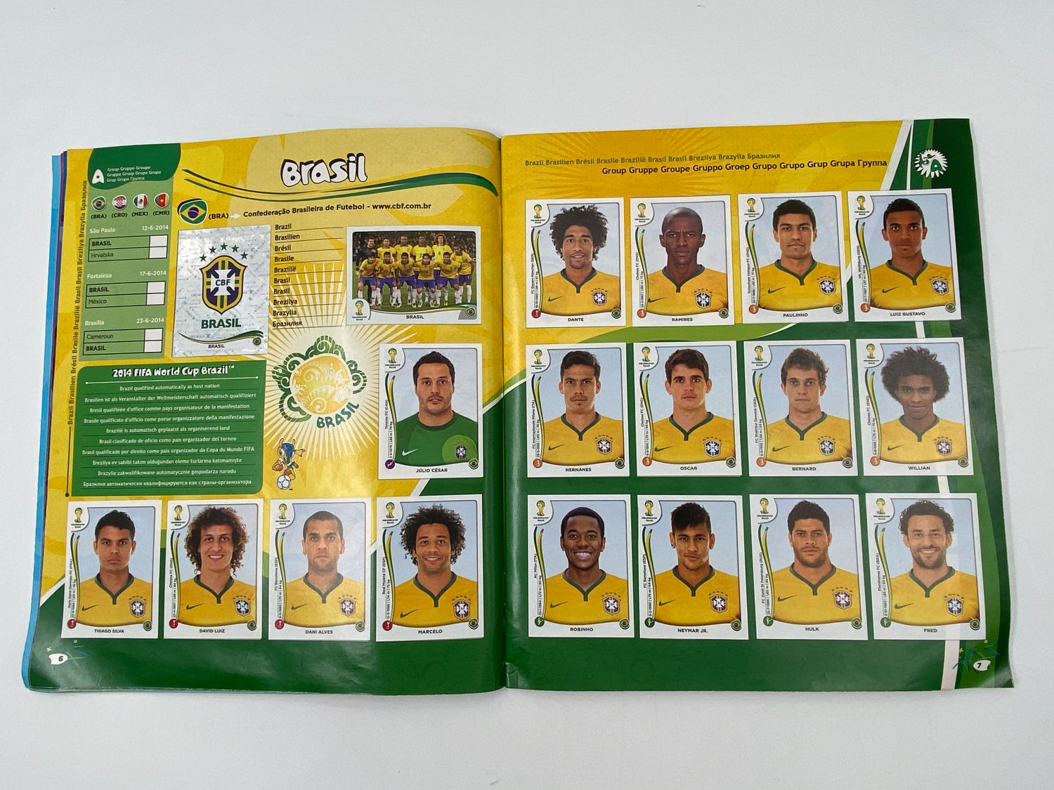 אלבומי מדבקות - אלבום מונדיאל ברזיל 2014, "FIFA WOURLD CUP BRAZIL", אנגלית - מלא
מונדיאל 2014 הוא הטורניר ... - 1 37
