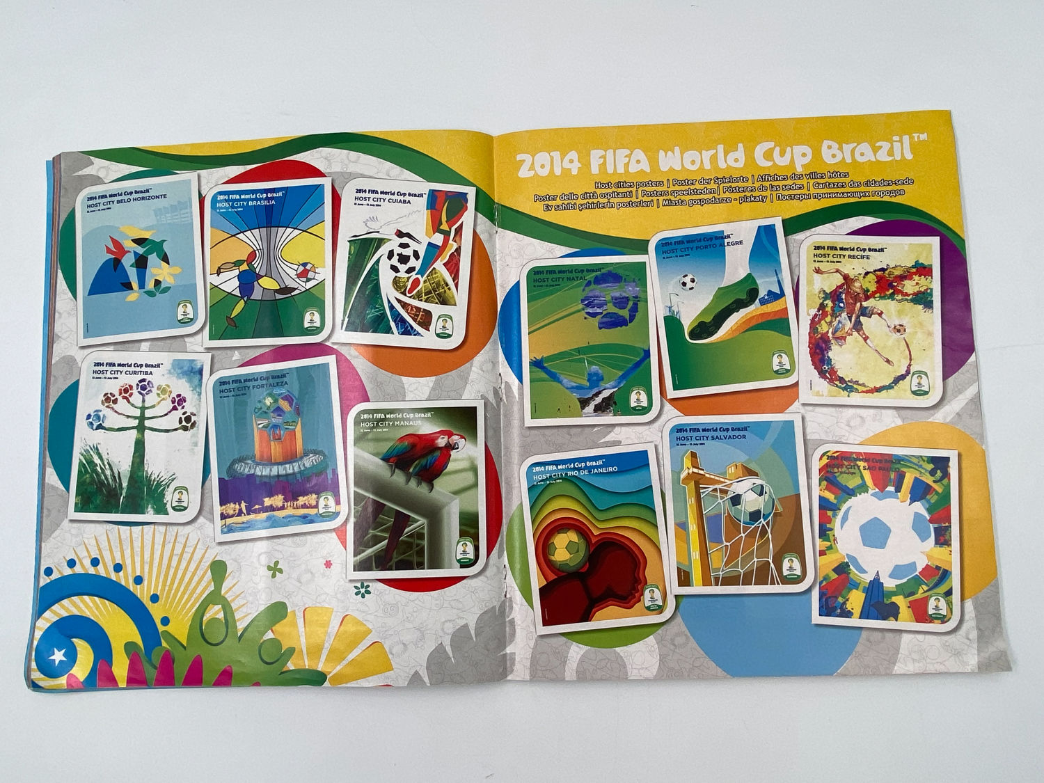 אלבומי מדבקות - אלבום מונדיאל ברזיל 2014, "FIFA WOURLD CUP BRAZIL", אנגלית - מלא
מונדיאל 2014 הוא הטורניר ... - 1 14