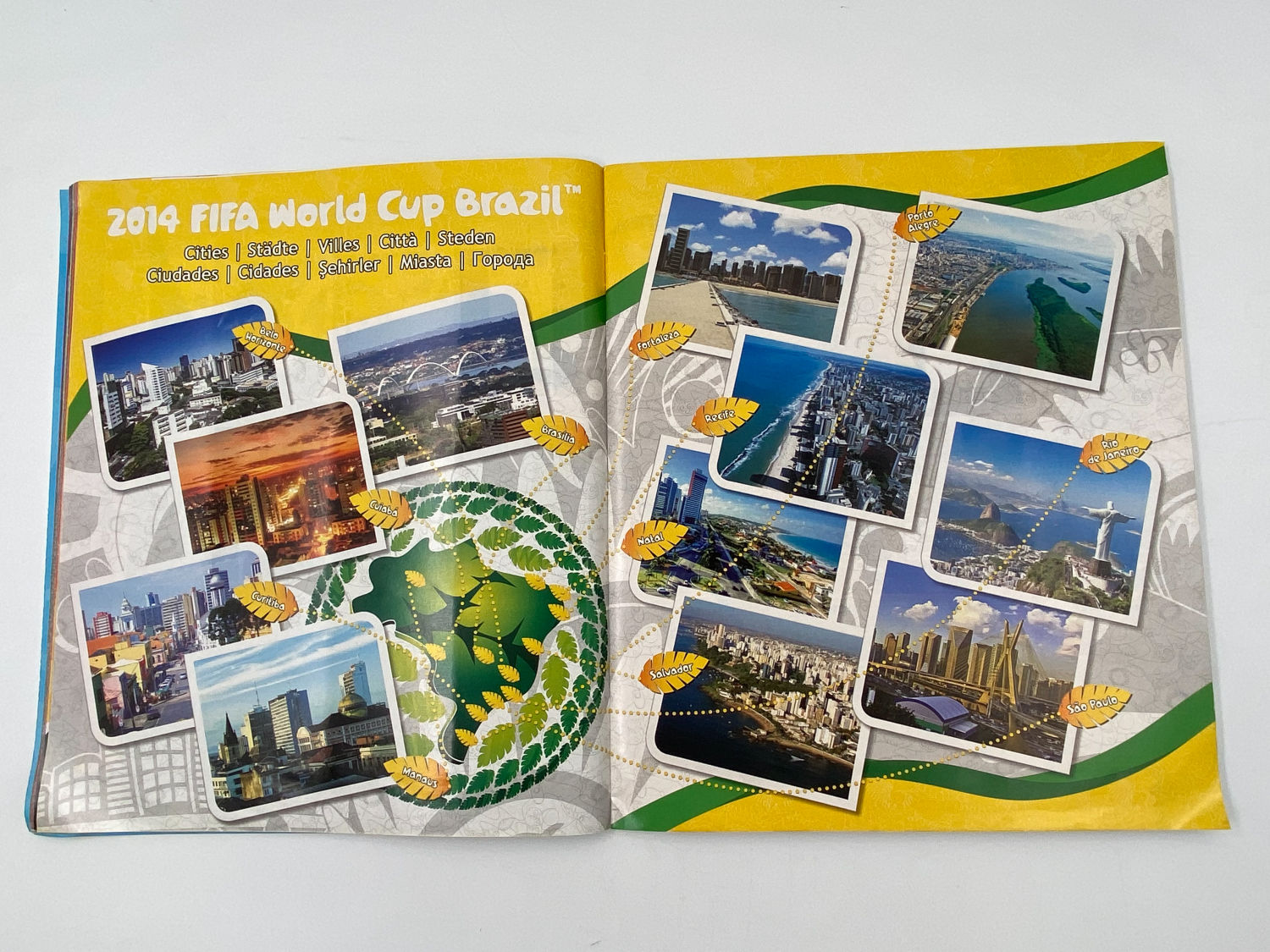 אלבומי מדבקות - אלבום מונדיאל ברזיל 2014, "FIFA WOURLD CUP BRAZIL", אנגלית - מלא
מונדיאל 2014 הוא הטורניר ... - 1 4