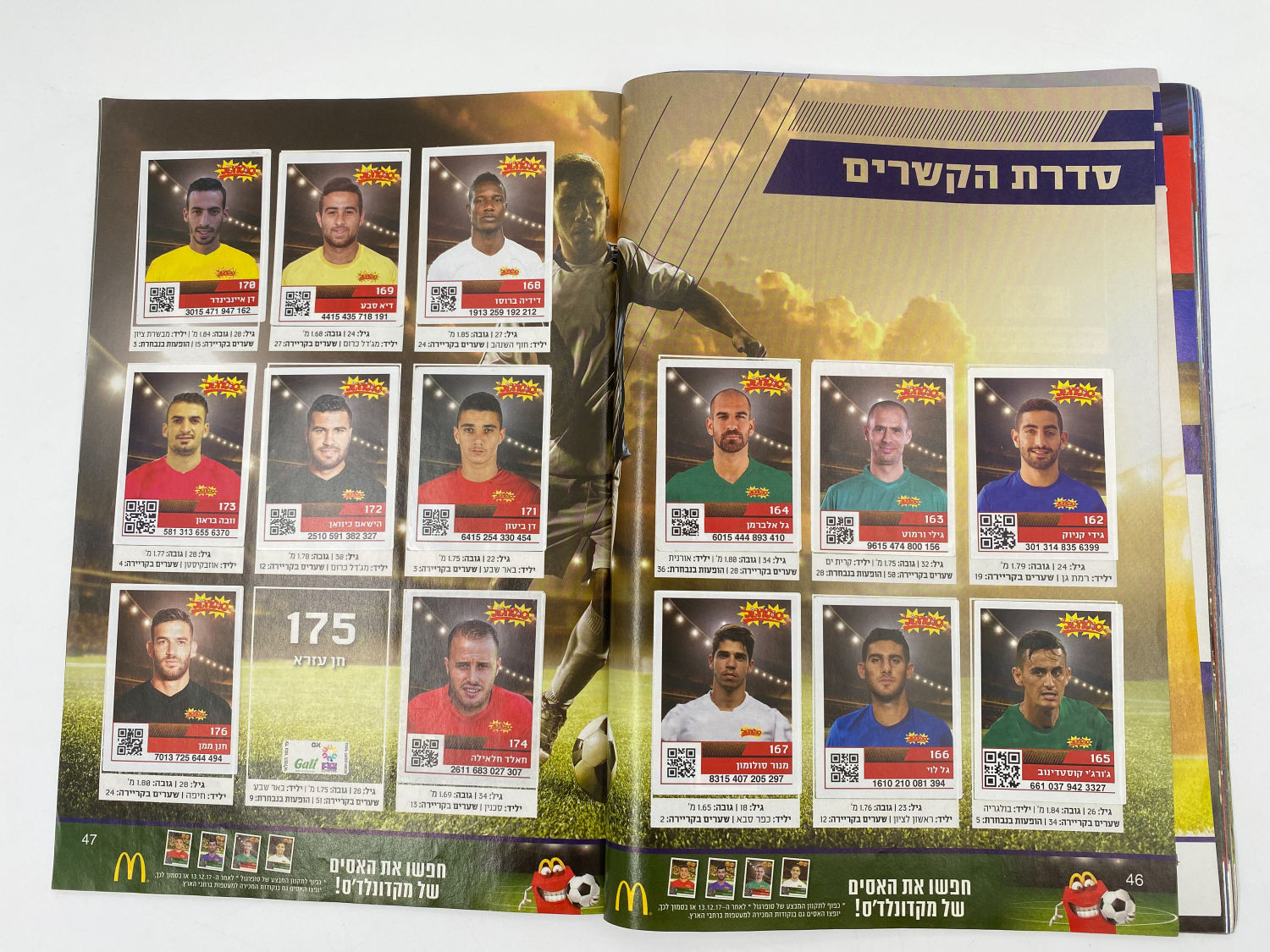אלבומי מדבקות - אלבום סופרגול 2017-2018 מארח את סופרסל
סוּפרגוֹל הוא שמו של אלבום איסוף מדבקות מאת ... - 1 16