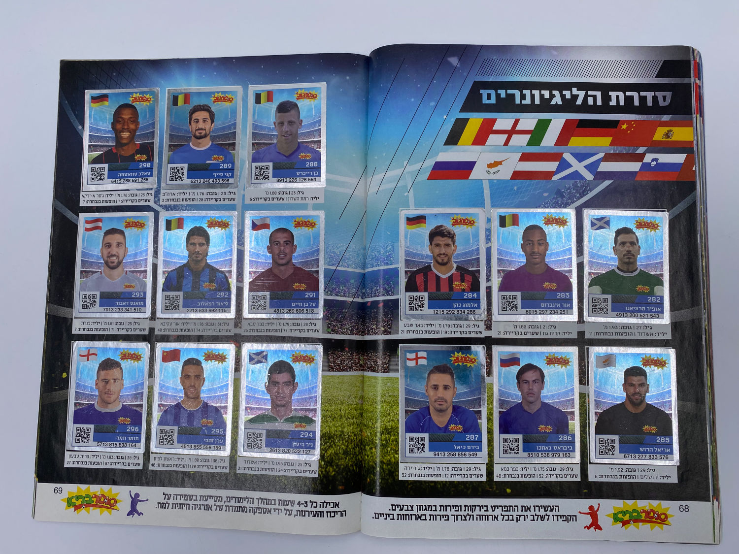 אלבומי מדבקות - אלבום סופרגול 2017-2018 מארח את סופרסל
סוּפרגוֹל הוא שמו של אלבום איסוף מדבקות מאת ... - 1 28
