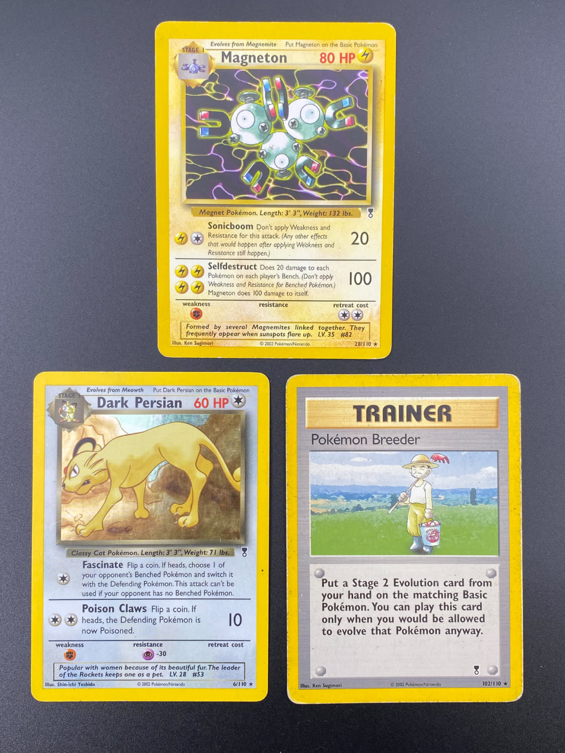קלפי איסוף - לוט של 12 קלפי פוקיומן באנגלית - Rare + Holo Rare - Used - Neo Discovery and Legendary ... - 1 3