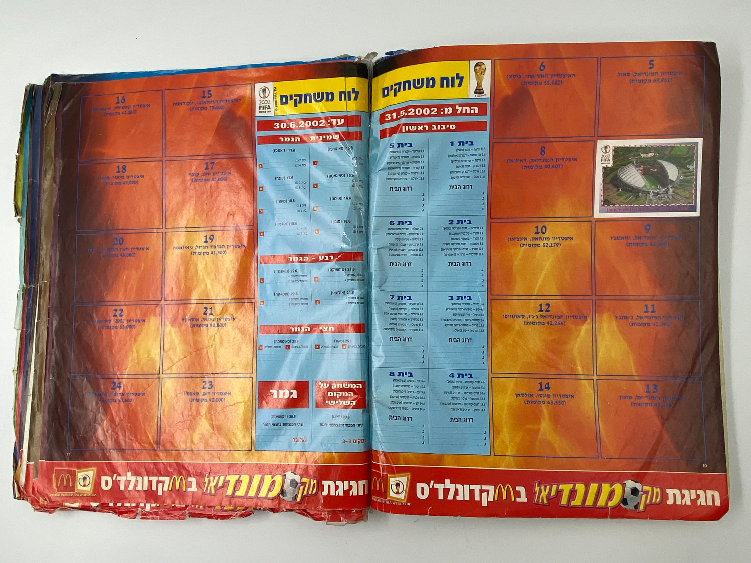 אלבומי מדבקות - אלבום סופרגול מונדיאל 2002, קוריאה יפן - מצב גרוע מאוד, מומלץ לקנות להשלמת מדבקות ... - 1 47