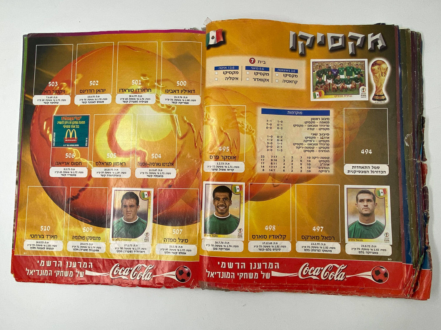 אלבומי מדבקות - אלבום סופרגול מונדיאל 2002, קוריאה יפן - מצב גרוע מאוד, מומלץ לקנות להשלמת מדבקות ... - 1 35