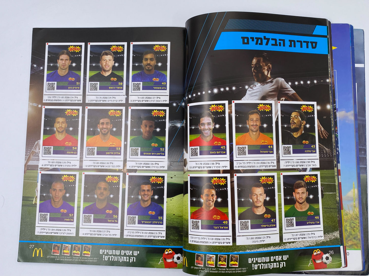 אלבומי מדבקות - אלבום סופרגול 2013-2014
סוּפרגוֹל הוא שמו של אלבום איסוף מדבקות מאת חברת P.M.I, בשיתוף עם ... - 1 18