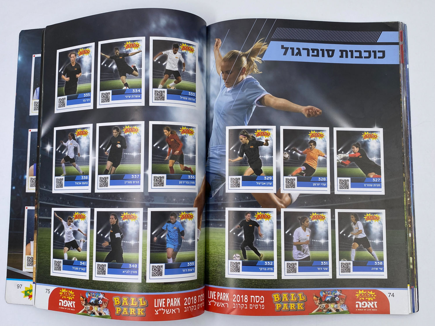 אלבומי מדבקות - אלבום סופרגול 2013-2014
סוּפרגוֹל הוא שמו של אלבום איסוף מדבקות מאת חברת P.M.I, בשיתוף עם ... - 1 28