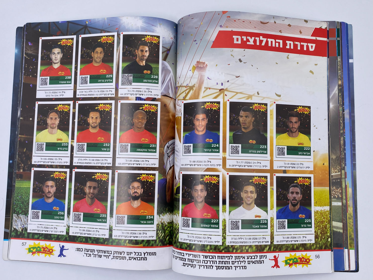 אלבומי מדבקות - אלבום סופרגול 2013-2014
סוּפרגוֹל הוא שמו של אלבום איסוף מדבקות מאת חברת P.M.I, בשיתוף עם ... - 1 23