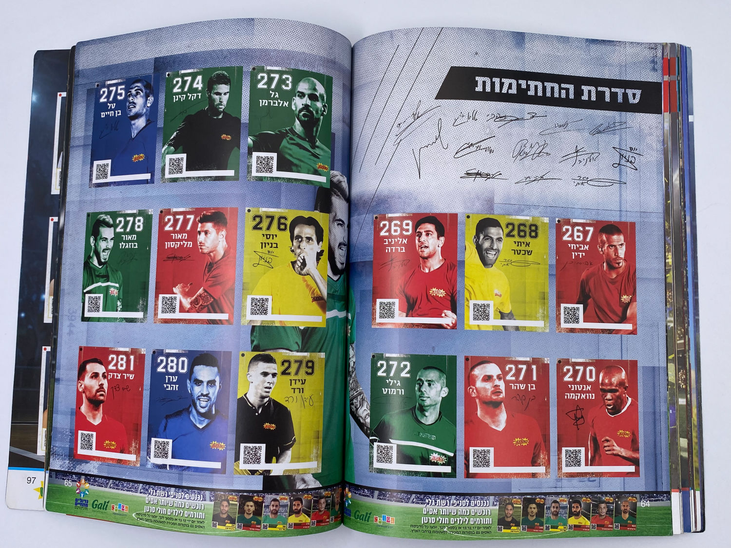 אלבומי מדבקות - אלבום סופרגול 2013-2014
סוּפרגוֹל הוא שמו של אלבום איסוף מדבקות מאת חברת P.M.I, בשיתוף עם ... - 1 25
