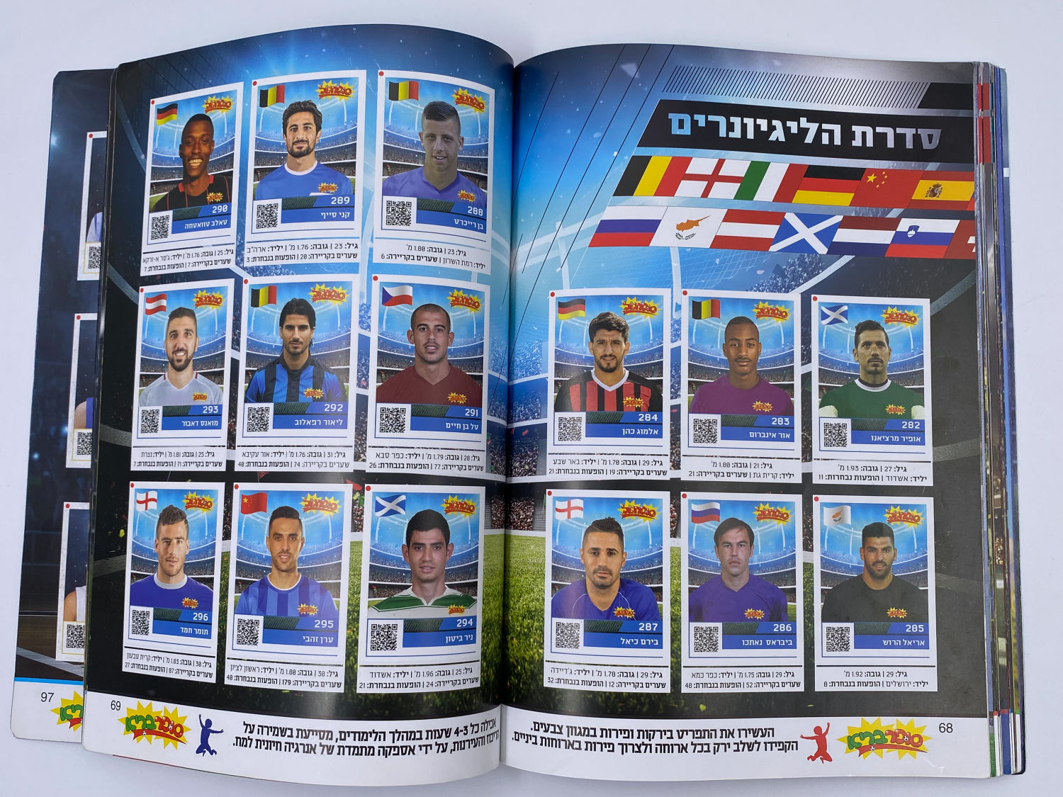 אלבומי מדבקות - אלבום סופרגול 2013-2014
סוּפרגוֹל הוא שמו של אלבום איסוף מדבקות מאת חברת P.M.I, בשיתוף עם ... - 1 26