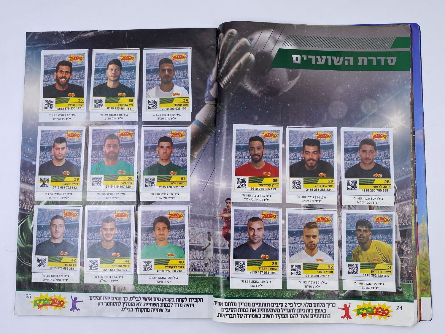 אלבומי מדבקות - אלבום סופרגול 2017-2018 מארח את סופרסל
סוּפרגוֹל הוא שמו של אלבום איסוף מדבקות מאת חברת ... - 1 23