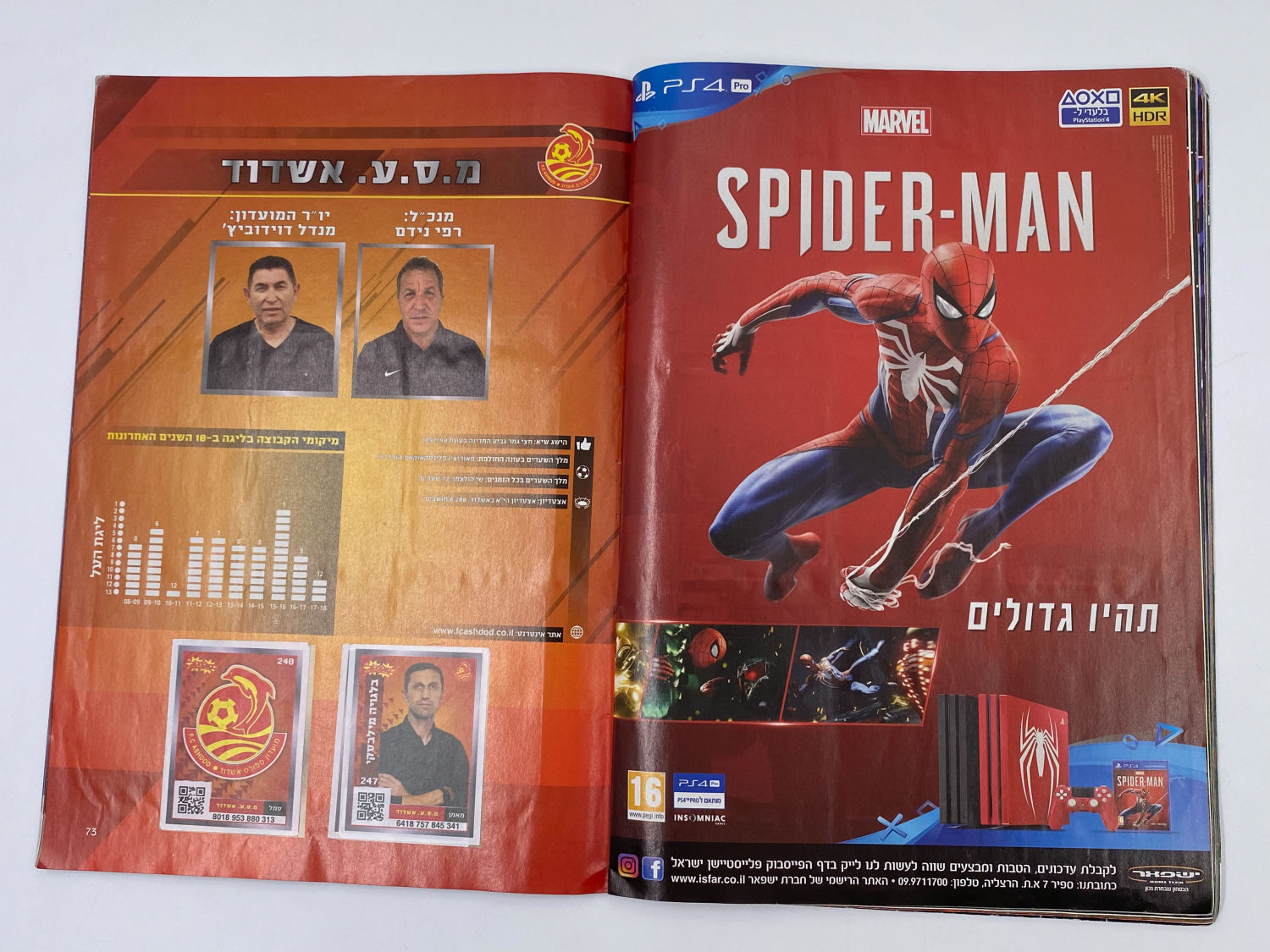 אלבומי מדבקות - אלבום סופרגול 2018-2019
סוּפרגוֹל הוא שמו של אלבום איסוף מדבקות מאת חברת P.M.I, בשיתוף עם ... - 1 21