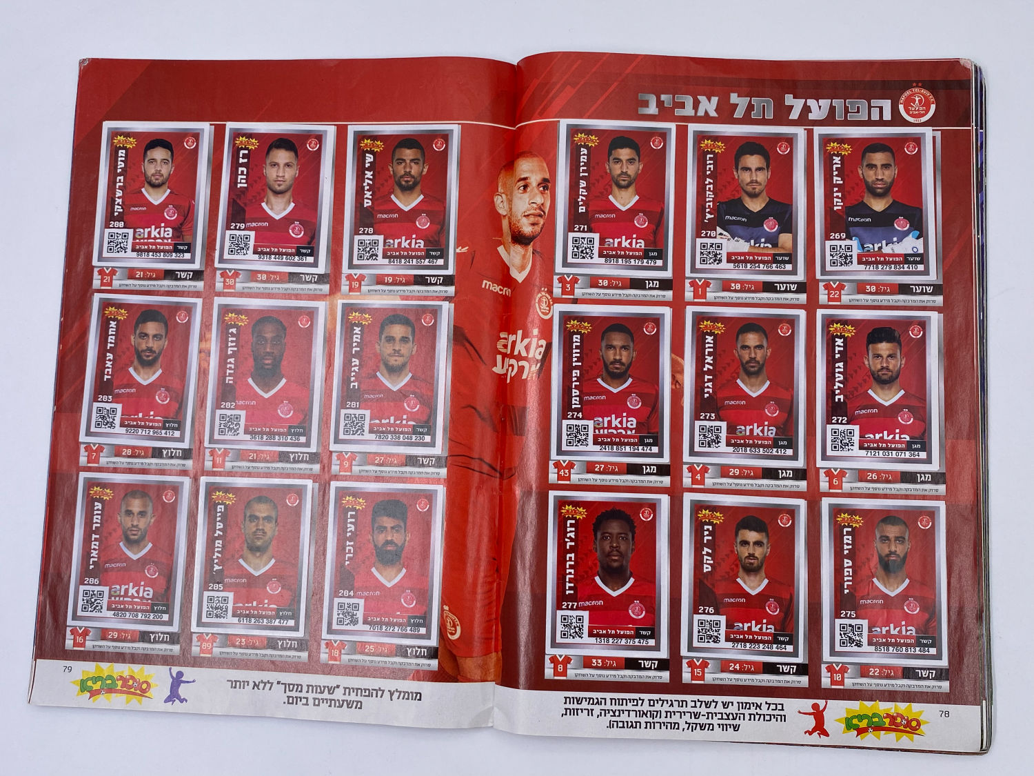 אלבומי מדבקות - אלבום סופרגול 2018-2019
סוּפרגוֹל הוא שמו של אלבום איסוף מדבקות מאת חברת P.M.I, בשיתוף עם ... - 1 25